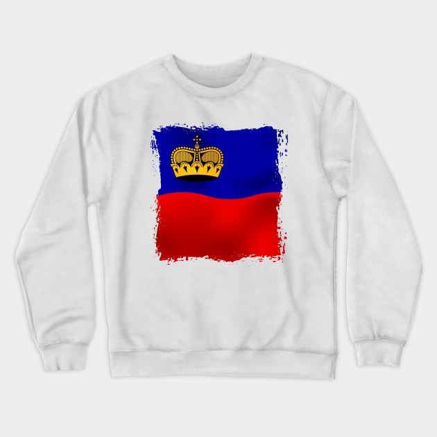 Liechtenstein Artwork Crewneck Sweatshirt by SASTRAVILA